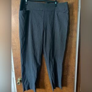 2xl 20/22w Dark Grey Dress Pants  Heavy Fabric And Very Stretchable By Terra Sky